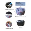 Kozyard Inflatable Ottoman Stool - Portable Round Pouf for Indoor/Outdoor
