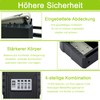 ZHEGE Key Cabinet with Number Code, Key Safe Outdoor, 4-Digit