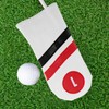 OHPHCALL Elegant Design Golf Club Head Covers 3pcs Fake Leather