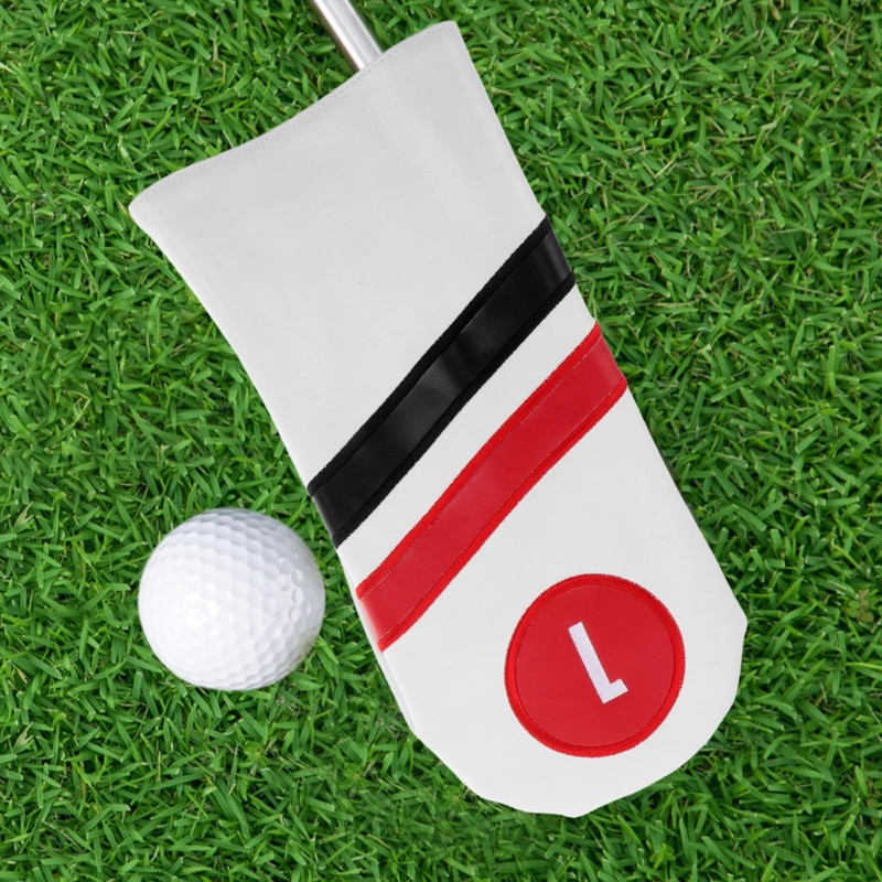 OHPHCALL Elegant Design Golf Club Head Covers 3pcs Fake Leather