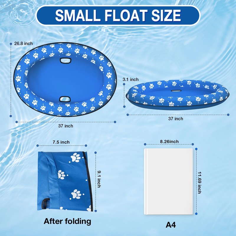 Pet Soft Dog Float Raft - Inflatable Dog Swimming Float