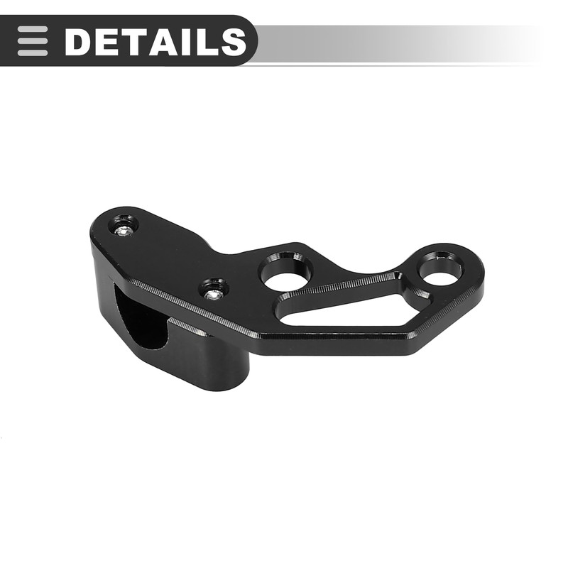 Motoforti Universal Motorcycle Front Brake Line Hose Clamp, Aluminum Alloy,