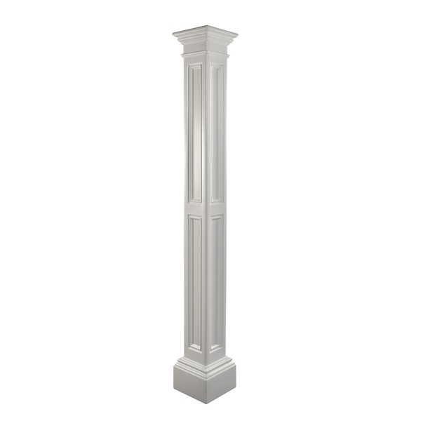 Mayne 5838-WH Liberty Outdoor Lamp Post, 9.5x9.5, White