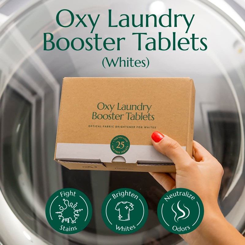 Cleanomic - Oxy Laundry Booster Tablets (White) - Oxy Cleaner