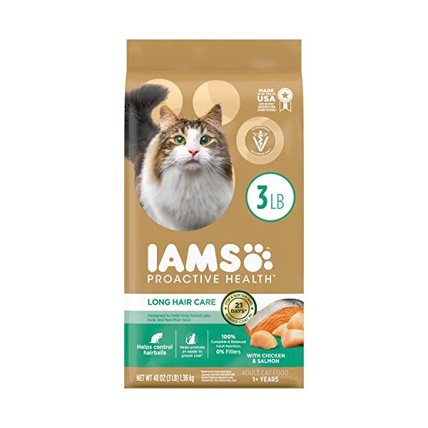 Iams Proactive Health Long Hair Care Adult Dry Cat Food