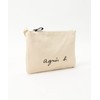 Agnes B GO03-07 Logo Sacoche Web Limited, white