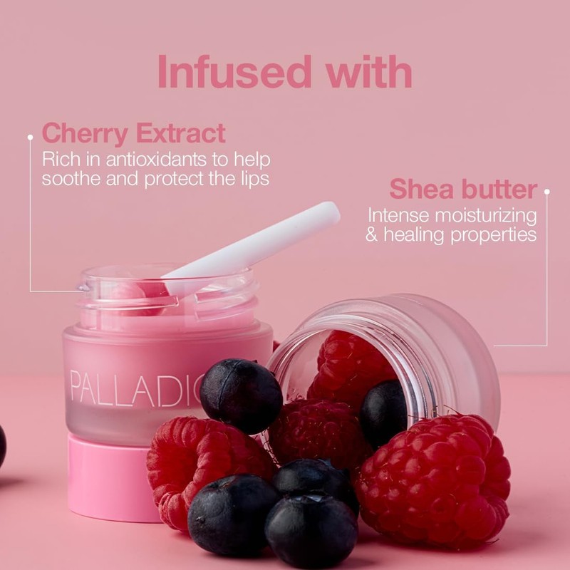 Palladio Mascarilla Labial Nocturna Hidratación Intensa Manteca de Karité y