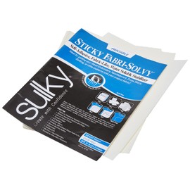 Sulky Sulky Sticky Fabri-Solvy Stabilizer 12/Pkg - 8.5"X11"