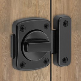 Rotary Swing Door Lock (Black) Lock 15ea