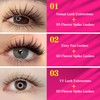 Lash Spikes Matte Black 5D Spikes Lash Extensions Natural Look