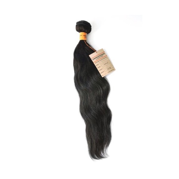 SENSATIONNEL 100% UNPROCESSED HUMAN HAIR (BUNDLE HAIR) - NATURAL WAVY (24", NATURAL)