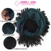 LEOSA Headband Wig for Black Women ,Wrap Wig 2 in