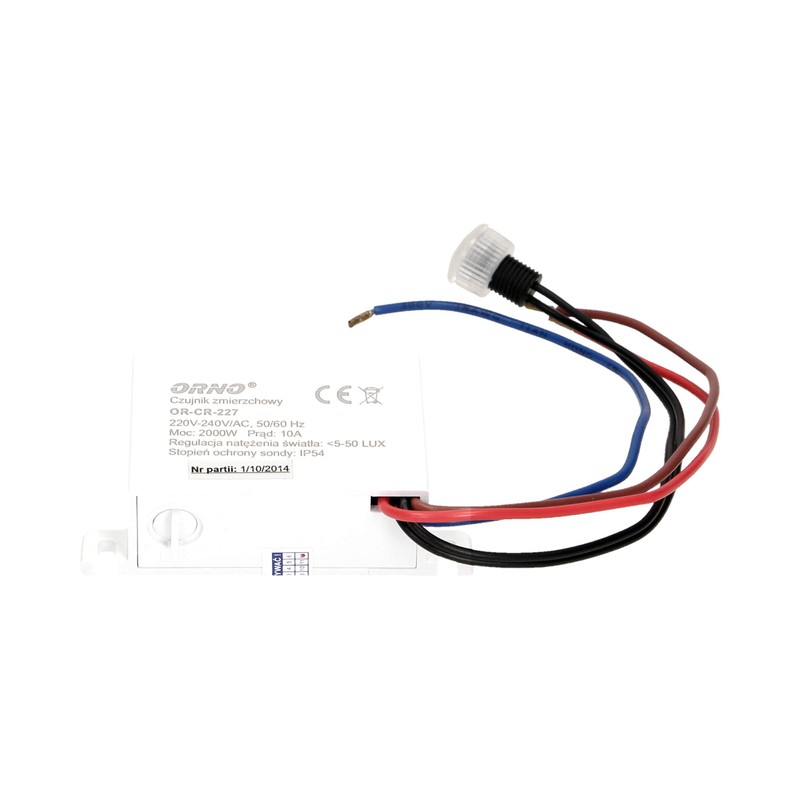 Orno CR-227 Outdoor Twilight Switch 230 V with Light Intensity