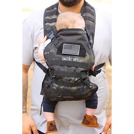 Tactic Military Baby Handsfree Toddler Carrier Sling - Black Camo
