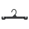 Only Hangers Black 10" Gripper Hanger w/Stationary Hook [ Bundle of 25 ]
