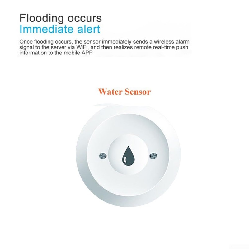 Tuya -ZigBee Water Sensor Leak Detector Smart Water Immersion Sensor