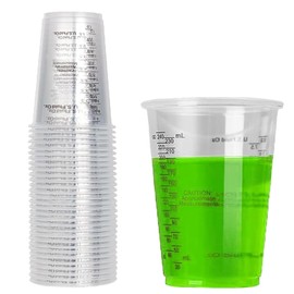 Epoxy Resin Mixing Cups, Pack of 30 Mixing Cups with Scale, 240 ml Paint Mixing Cup, Paint Mixing Cup with Scale, Plastic Measuring Cup, for Mixing Liquids, Resins (Reusable)