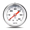 SENCTRL 0-60 Psi Fuel Pressure Gauge, 1-1/2" Dial Size, 1/8"