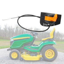 Throttle Choke Cable Replacement for John Deere GY21308 GY21624 GY21984, D170, D160, D150, D140, D130, D125, X165, LA175, LA165, LA155