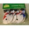 CHRISTMAS CRAFTS CHRISTMAS 3D PUFFY SNOWMEN FELT 3D SNOWMEN STICKERS