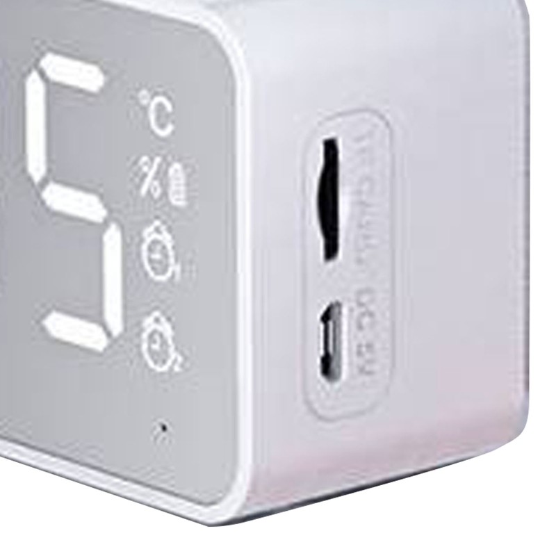 Bluetooth Speaker Alarm Clock Multifunction Electric Alarm Clocks Mirror Surface