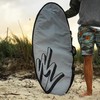 Wave Zone Skimboard Bag, Padded Canvas with 3/4 Zipper, Shoulder