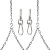 Yaeccc 2 Pack Stainless Steel Porch Swing Hanging Chain Kit 10 Foot Ceiling Max Load 700 Lbs