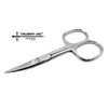 TRUMPF-AS Nagelschere Solingen 9cm • Gebogene Schere • Extra scharfe