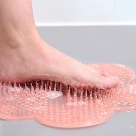 Clean Foot Brush (Pink) foot washing mat 23ea