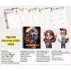 Agenda Escolar 26-27 Personalizada Maestra 2025 2026 17x21