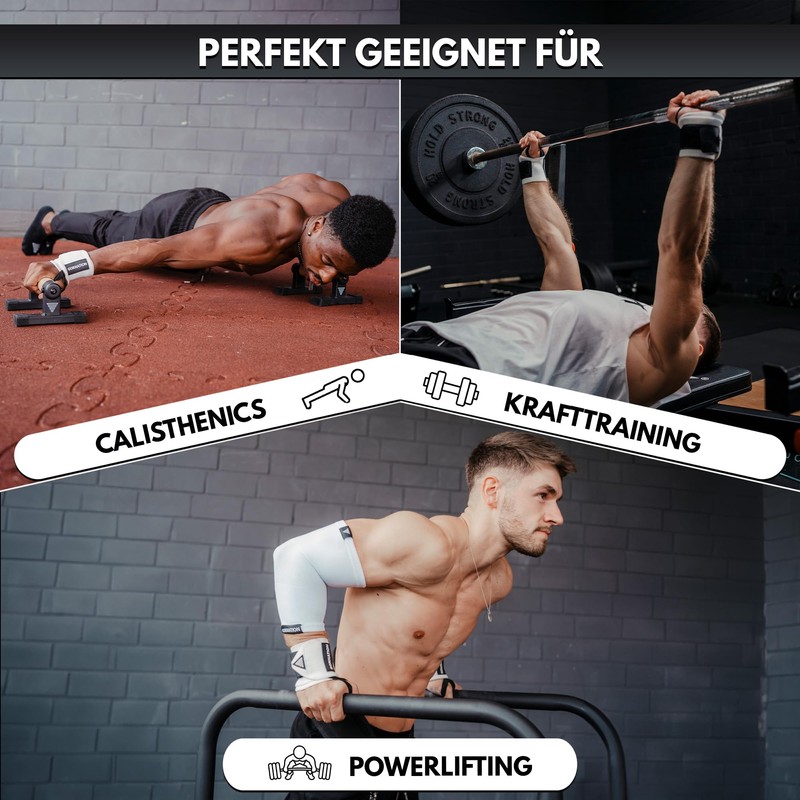 GORNATION Power Wrist Wraps for Fitness, Gym, Calisthenics & Weight