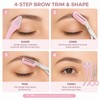 Eyebrow Razor Set for Face & Brow Grooming – 12-Piece