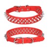 Spiked Dog Collar, Mushrooms Rivet Spike Anti-Bite Studded Protective Pet
