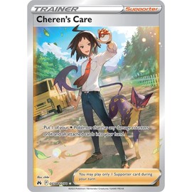 Pokémon - Cheren's Care GG58/GG70 - Crown Zenith - Galarian Gallery - Ultra Rare - Full Art - Trading Card - Single - Ungraded - 1