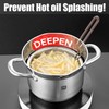 GOLDEN KEY Deep Fryer Pot with Basket and Lid,4.0L/4.2QT 304