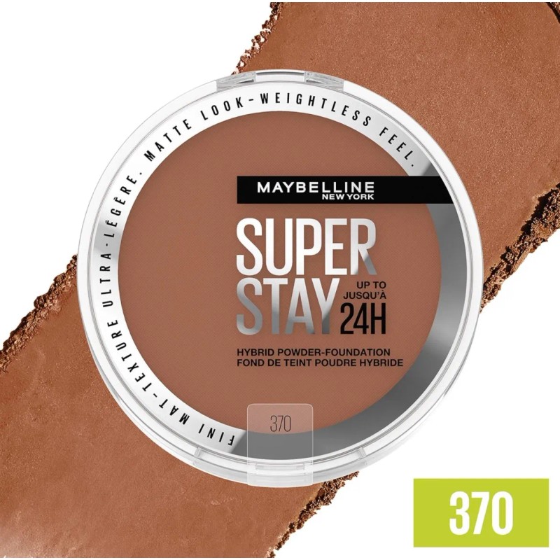 Maybelline Súper Stay 24h Hybrid Powder Foundation Polvo Com