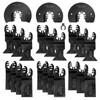 WORKPRO 23-Piece Metal/Wood Oscillating Saw Blades Set for Quick Release
