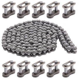 LIYYDS 25H Heavy Duty Drive 138 Chain Repair Master Connector Split Link Compatible with 43cc 47cc 49cc 2-Stroke Atv Quad Pit Dirt Super Pocket Mini Bike Lifan Kazuma SUNL