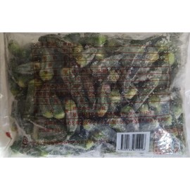 IQF Chamfered Mini Okra, 22.0 lbs (10 kg) (16.9 oz (500 g) x 20 Bags), For Commercial Use, Storage Room