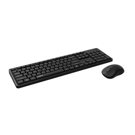 Rapoo Bluetooth Tastatur mit Maus Set Kabellos Leise 8150M QWERTZ Wireless Silent Computertastatur Mouse Schnurlos Funktastatur Full Size Devices PC Dunkelgrau