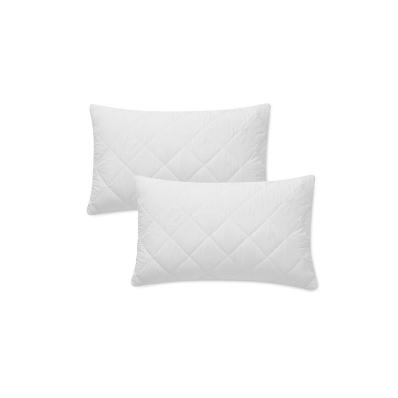 Bianca Temperature Controlling TENCEL™ Lyocell 48x76cm Pillow Protector Pair White