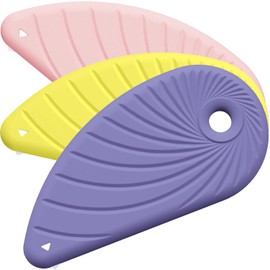 Ceramic Blade Safety Cutter, Mini Box Cutter Fits Keychain, Package Opener & Coupon Cutter Built-in magnetic (3 Pack-B)