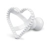 Staedter Heart Ravioli Cutter, 8.5 cm, PP Plastic, White, 30