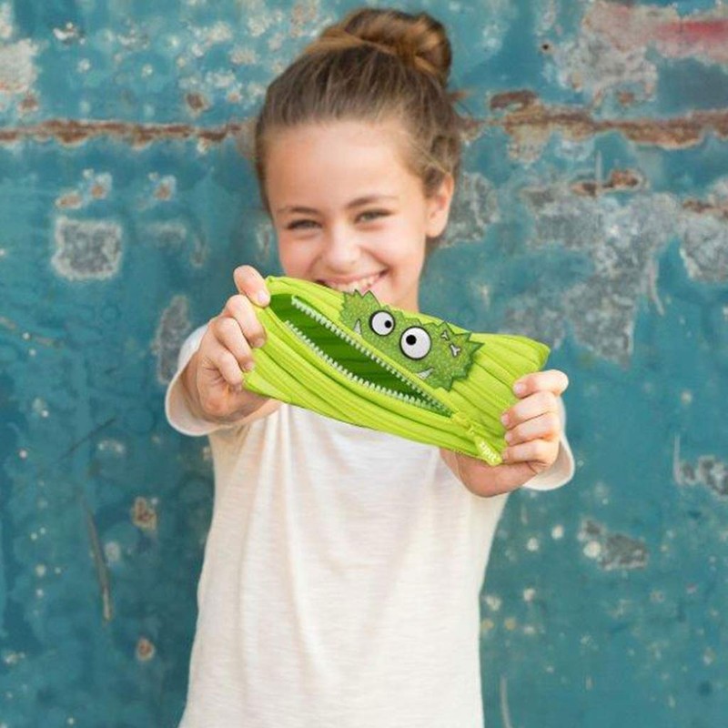 ZIPIT Monster Federmäppchen für Jungen | Großes Mäppchen für die