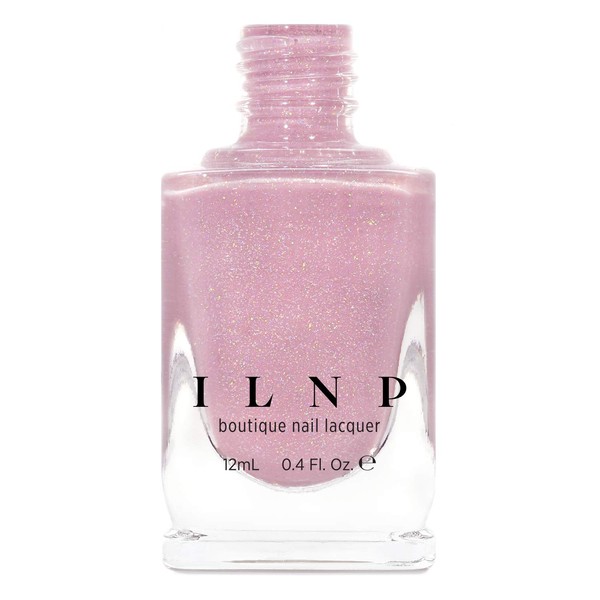 ILNP Sweet Pea - Seashell Pink Holographic Sheer Jelly Nail Polish