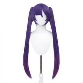 NOKIJP Mona Wig, Astrologer, Harajin Cosplay, Heat Resistant Wig, Easy to Set, Genshin Impact Mondo Astrogist Mona Megistos