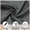 uxcell Blackout Door Curtains, French Side Door Window Curtain for