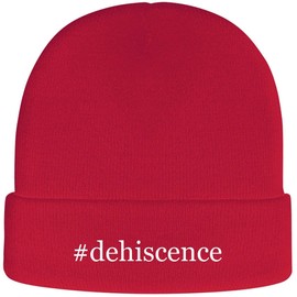 #Dehiscence - Soft Adult Beanie Cap, Red