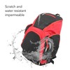 Basketball Backpack Black Red Multifunctional Large Capacity with Multiple Storage