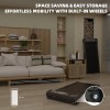 Portable 1.0HP Under Desk Treadmill with Incline Home/Office Walking Jogging